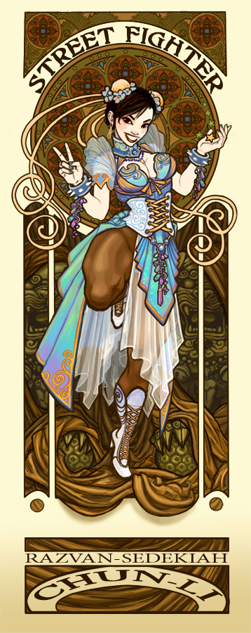 Illustration for article titled Art Nouveau Heroes, Heroines and More